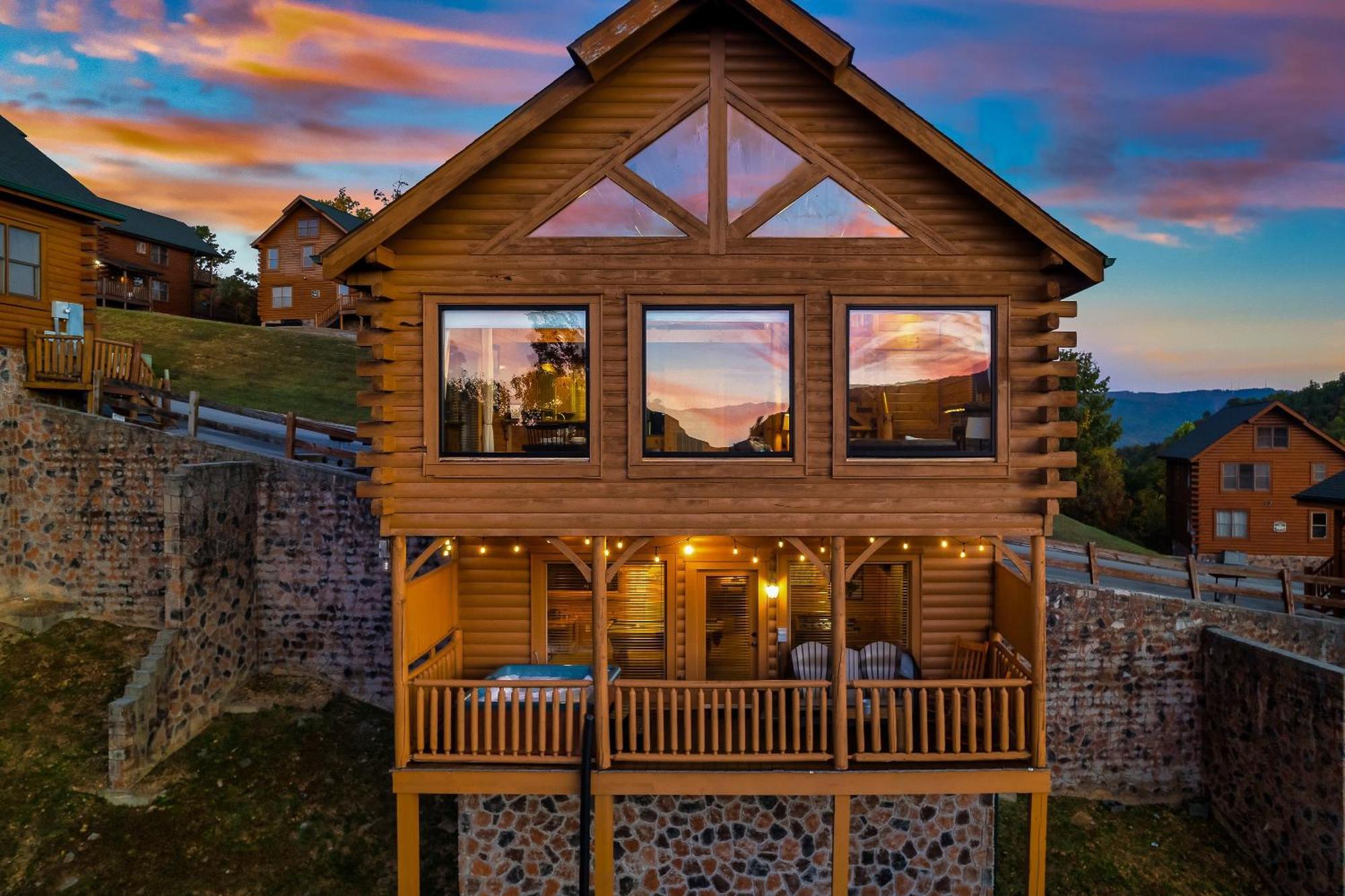 Epic Mountain Views, Hot Tub, Game Room, Sleeps 10 Sevierville Buitenkant foto